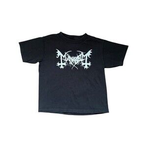 2008 Mayhem Legion Norge Youth Kids Band Shirt sz 3T Toddler Black Metal